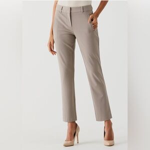 Ann Taylor beige/khaki straight leg pants women's size 12